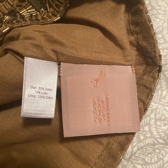 J-Lo fancy skirt NWT! Sz 12 copper color - Picture 7 of 8
